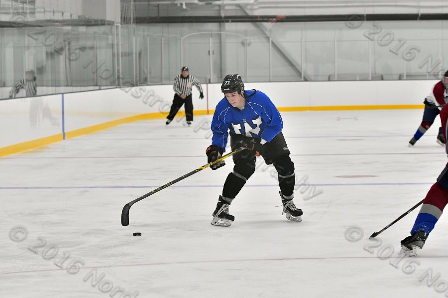 Wheaton College Men\'s Ice Hockey vs Middlesex Community College. - Photo By: KEITH NORDSTROM